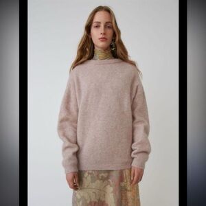 Acne Studios Dramatic Mohair Sweater – Powder Pink (S)